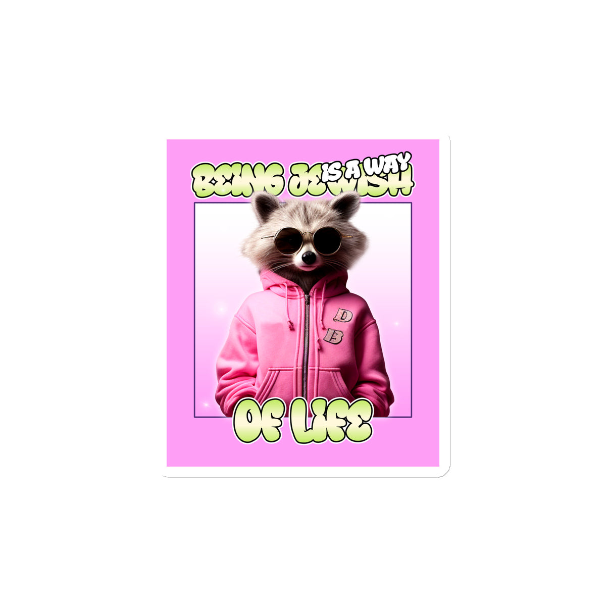 Mr Racoon | Die-Cut Magnet Jouparty