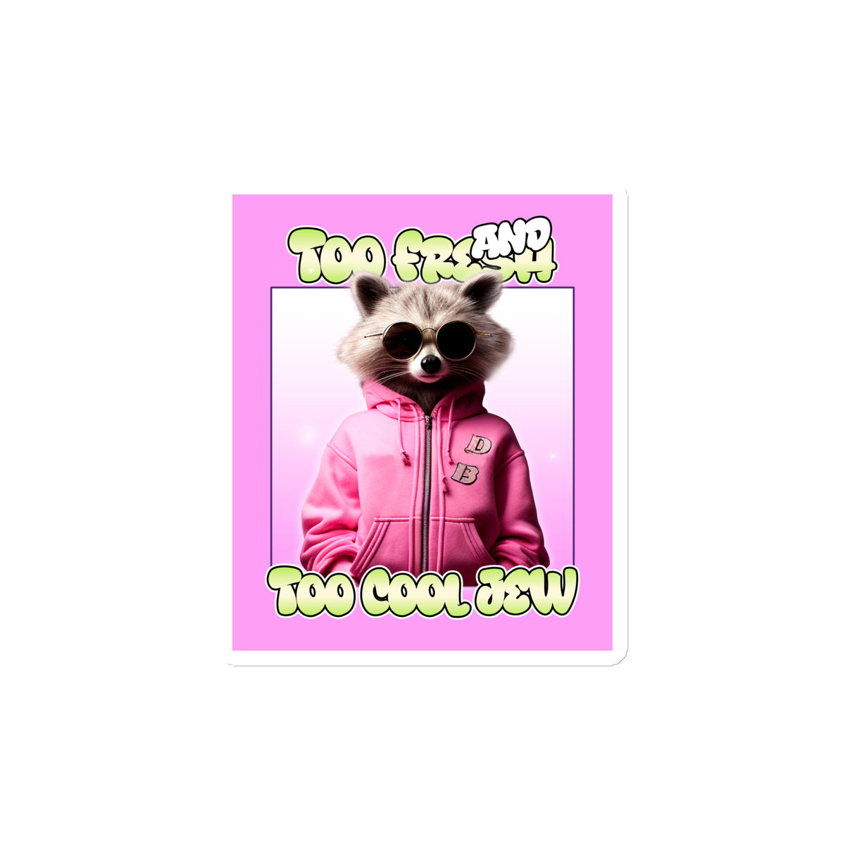 Mr Racoon | Die-Cut Magnet Jouparty