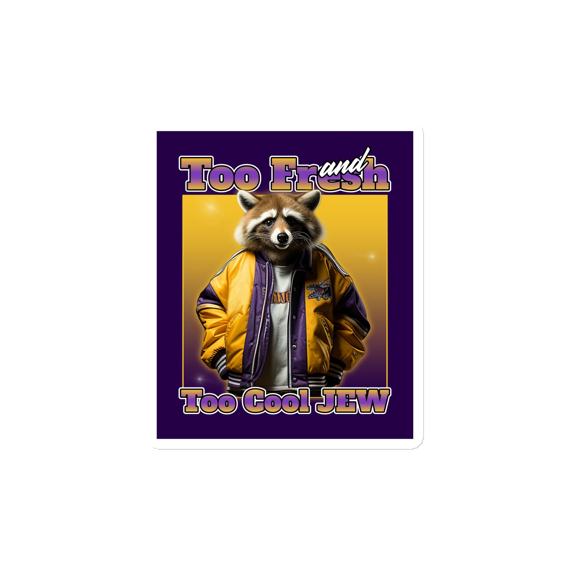 Mr Racoon | Die-Cut Magnet Jouparty