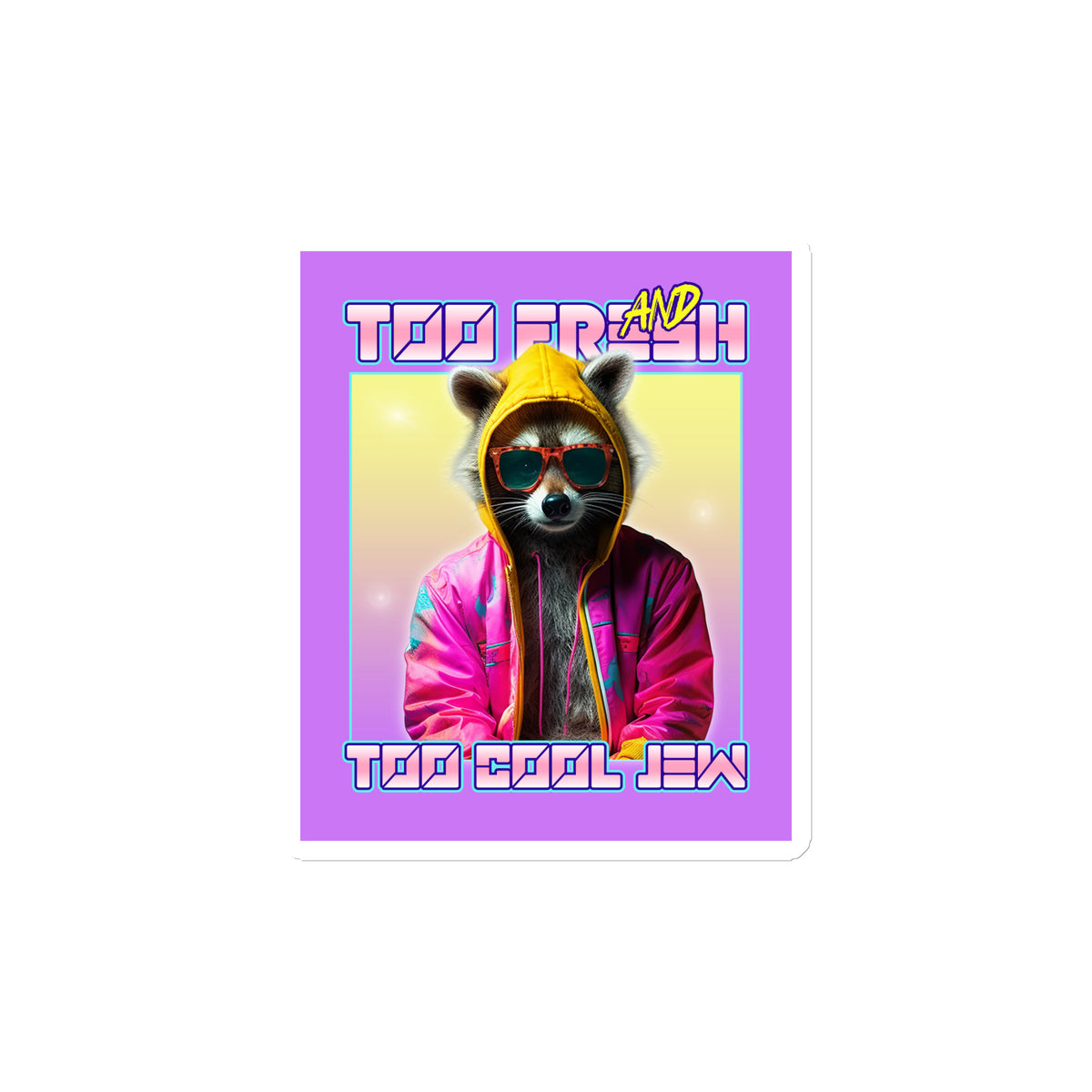 Mr Racoon | Die-Cut Magnet Jouparty