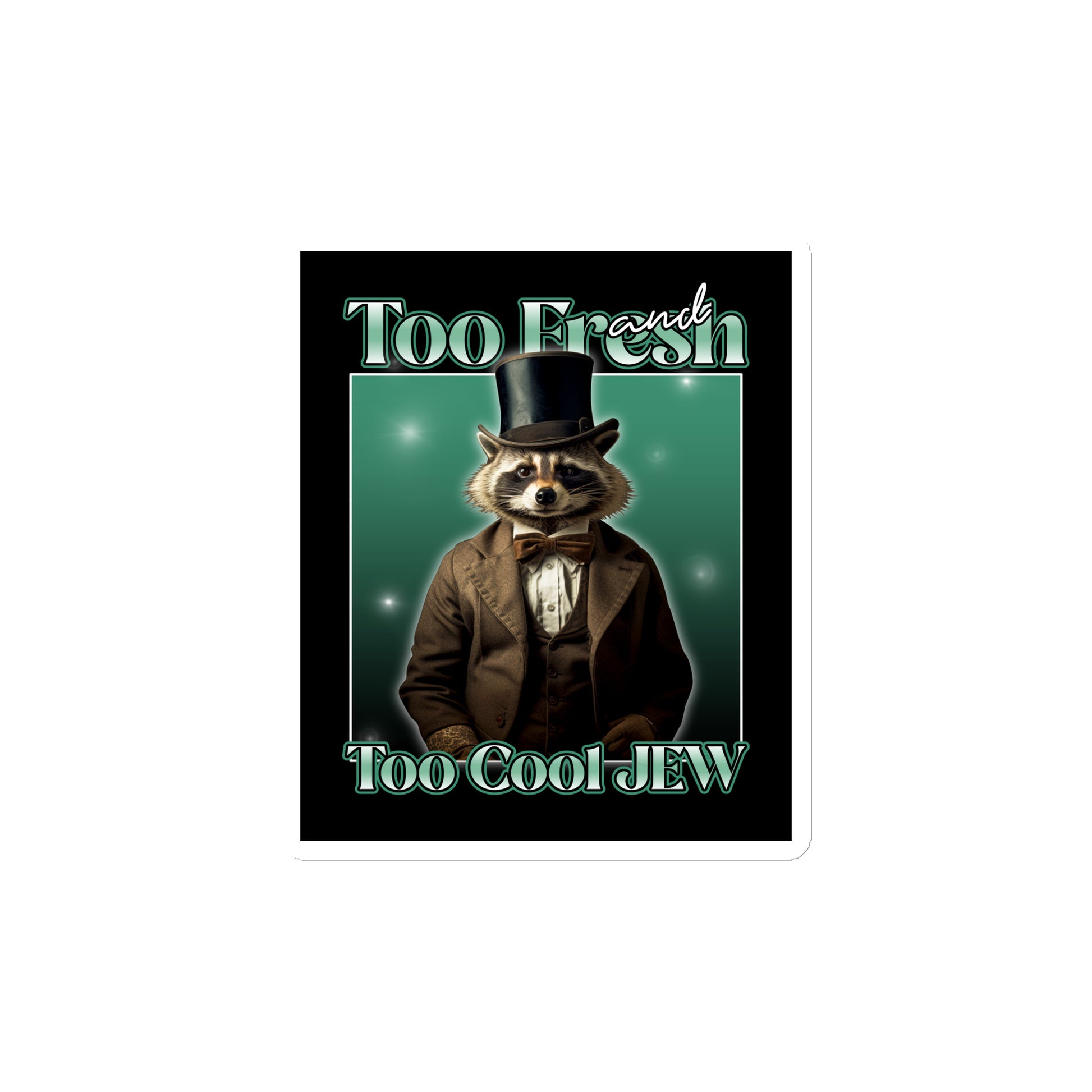 Mr Racoon | Die-Cut Magnet Jouparty