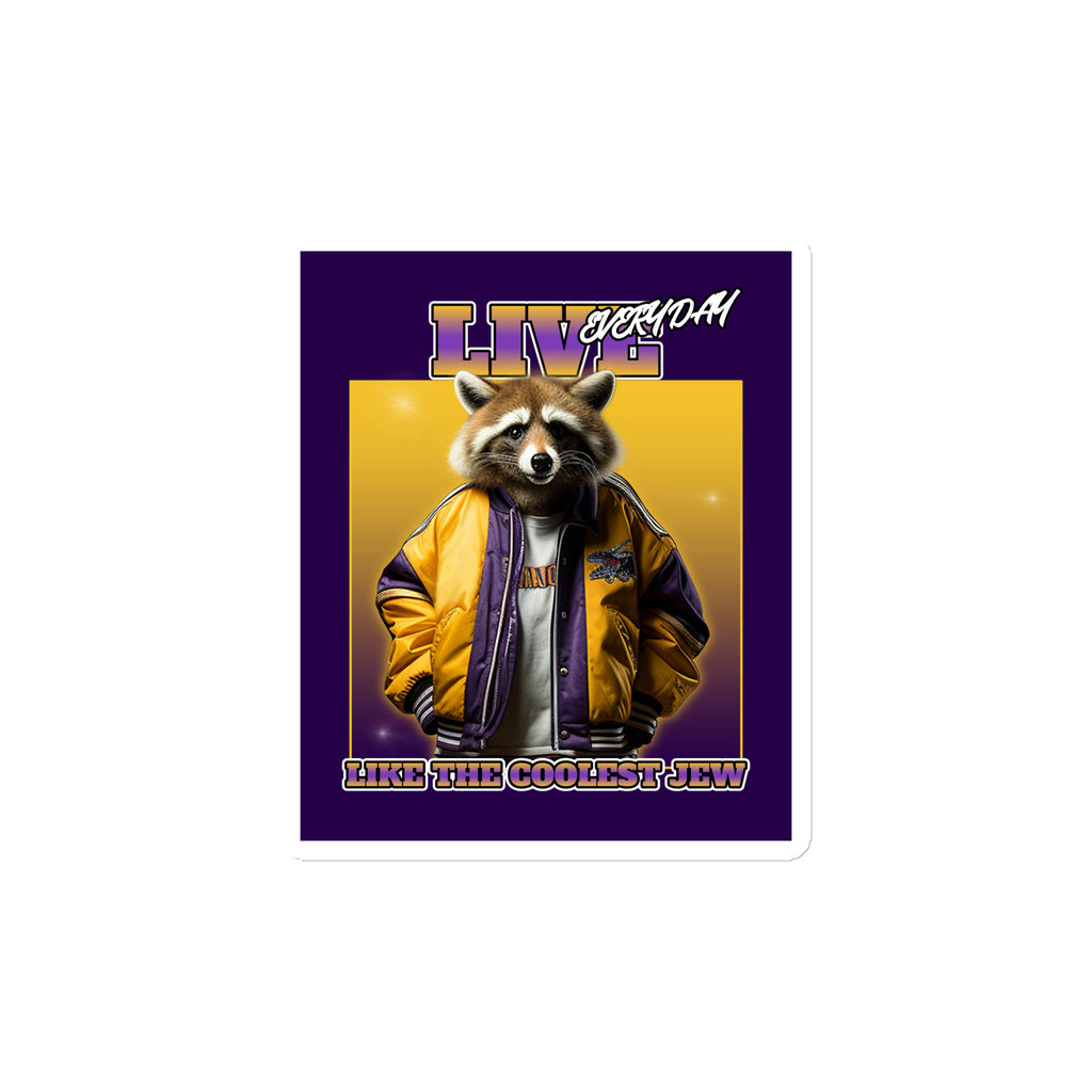 Mr Racoon | Die-Cut Magnet