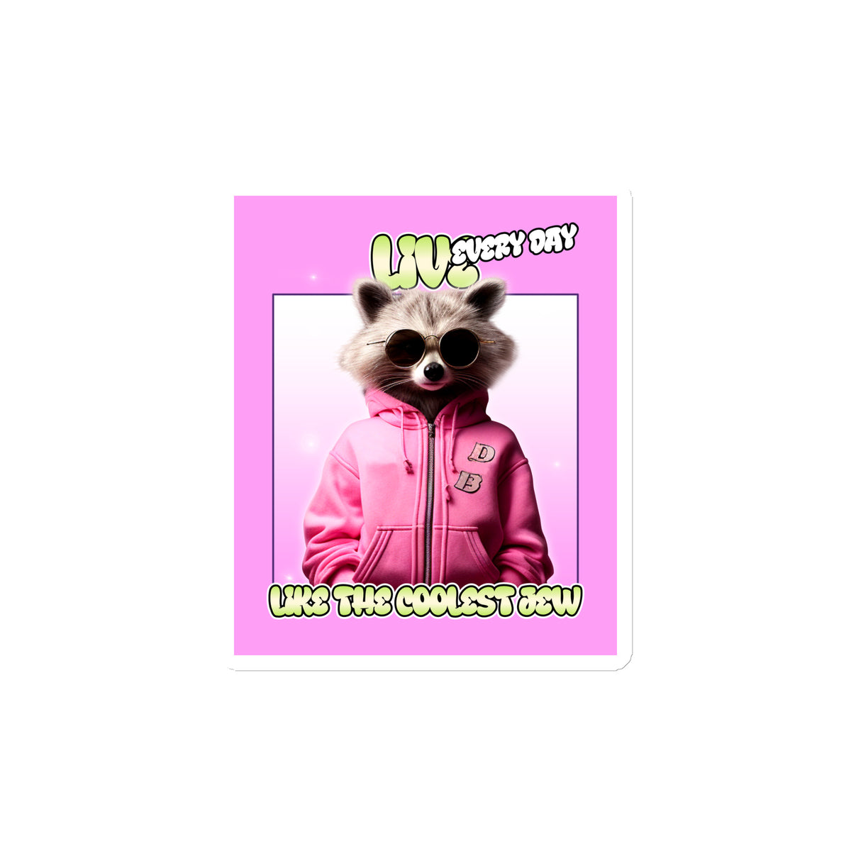 Mr Racoon | Die-Cut Magnet Jouparty