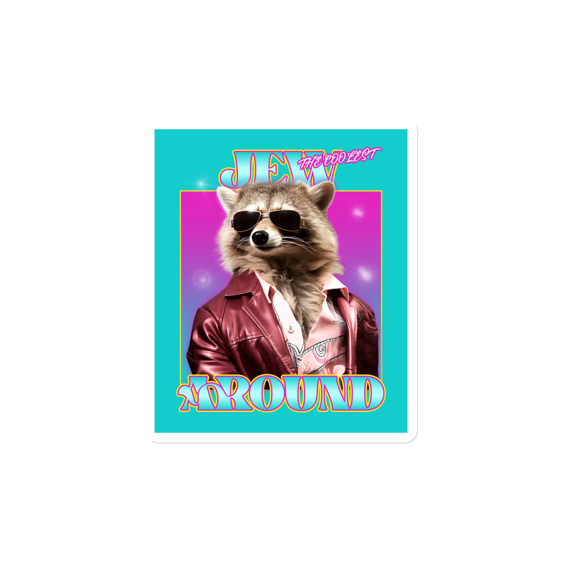 Mr Racoon | Die-Cut Magnet