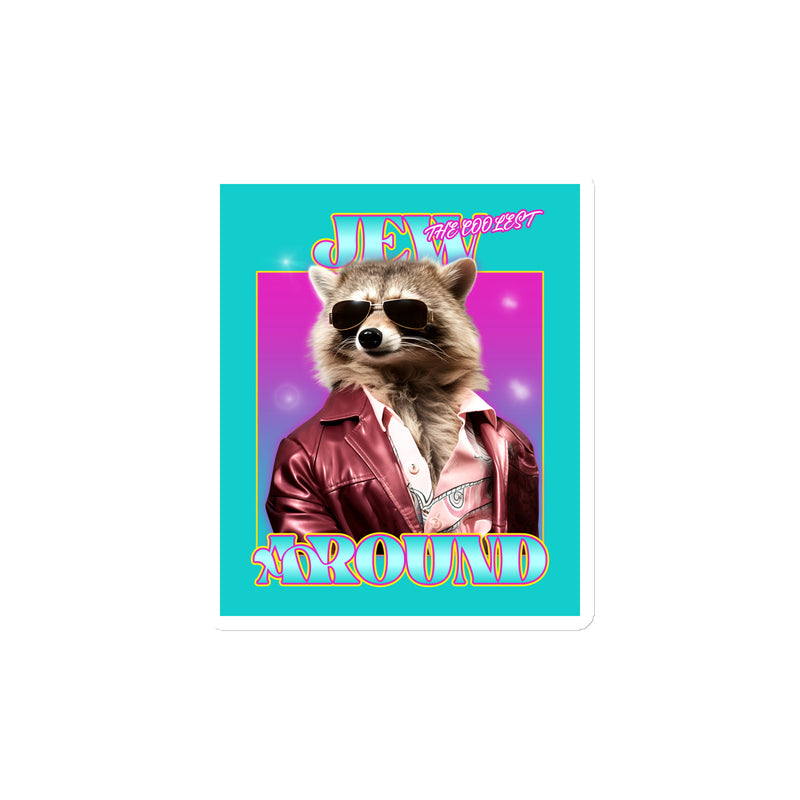 Mr Racoon | Die-Cut Magnet