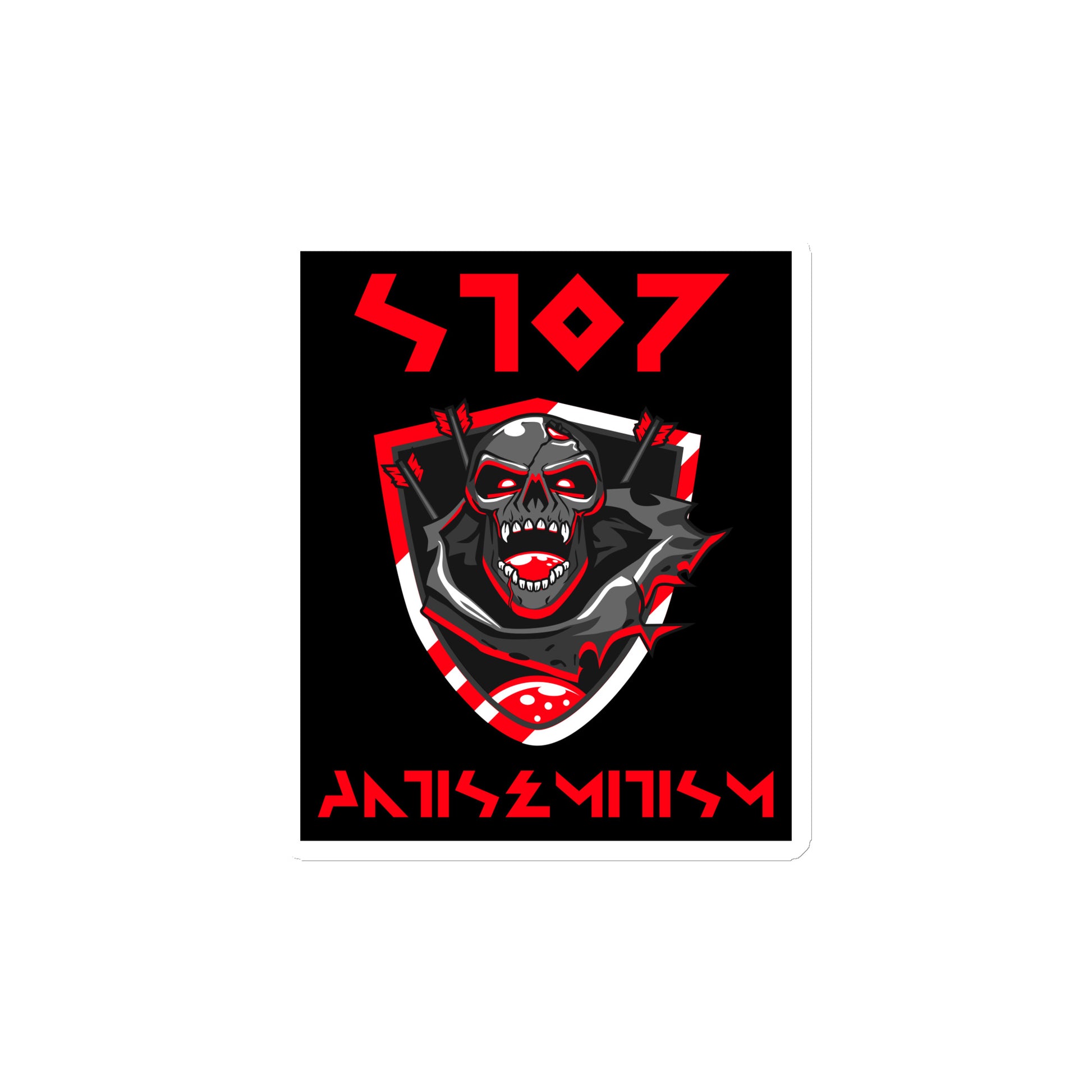 Red Fight | Antisemitism | Die-Cut Magnet
