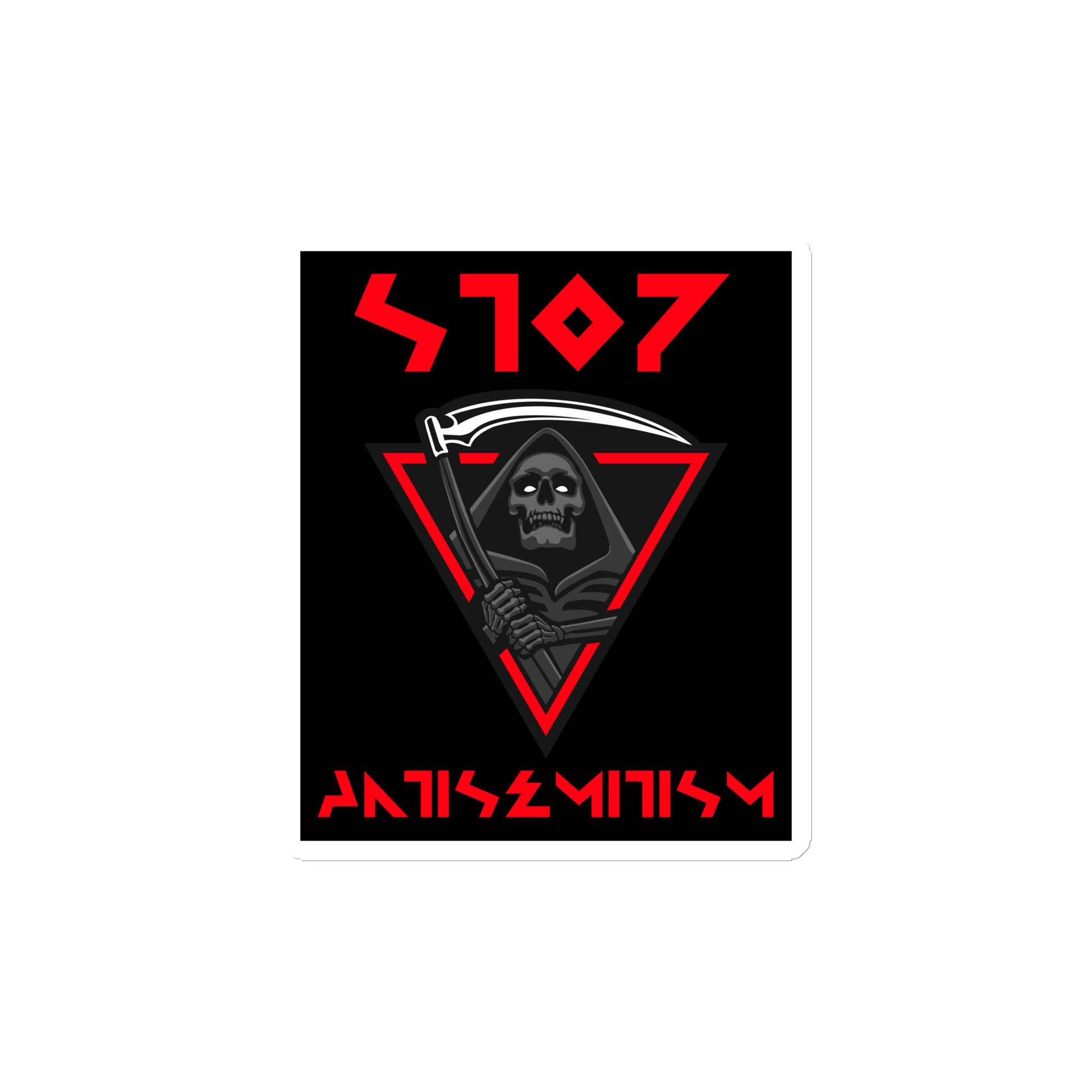 Red Fight | Antisemitism | Die-Cut Magnet
