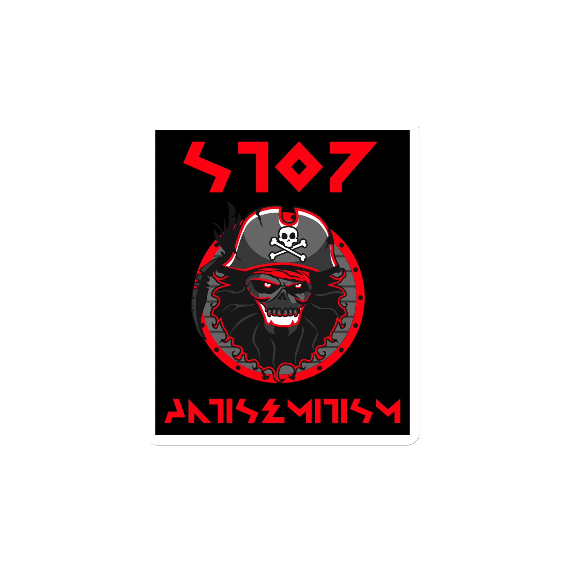 Red Fight | Antisemitism | Die-Cut Magnet Jouparty