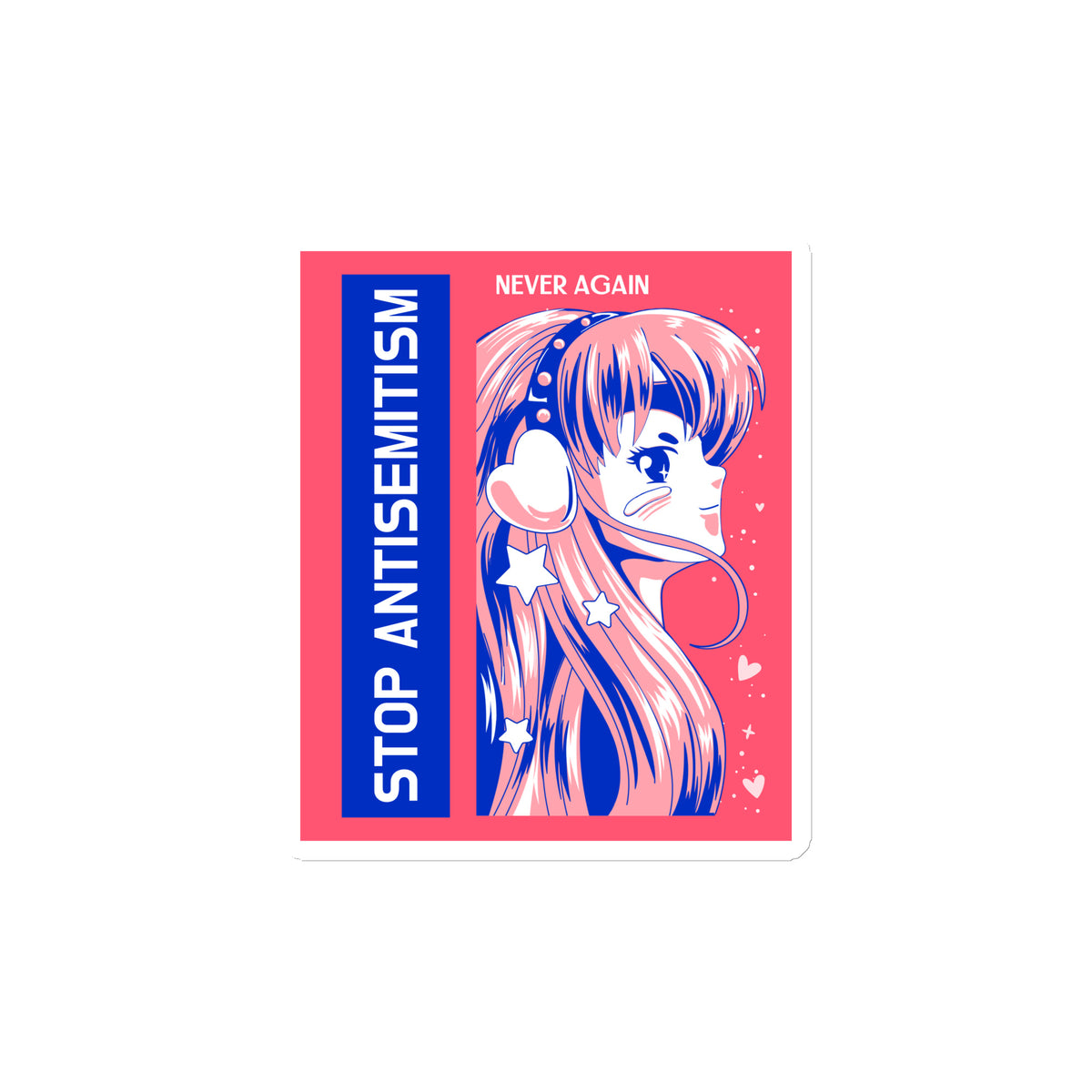 Girl Book | Antisemitism | Die-Cut Magnet Jouparty