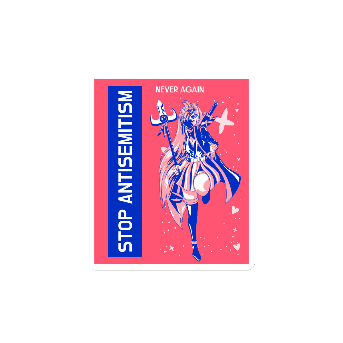 Girl Book | Antisemitism | Die-Cut Magnet Jouparty