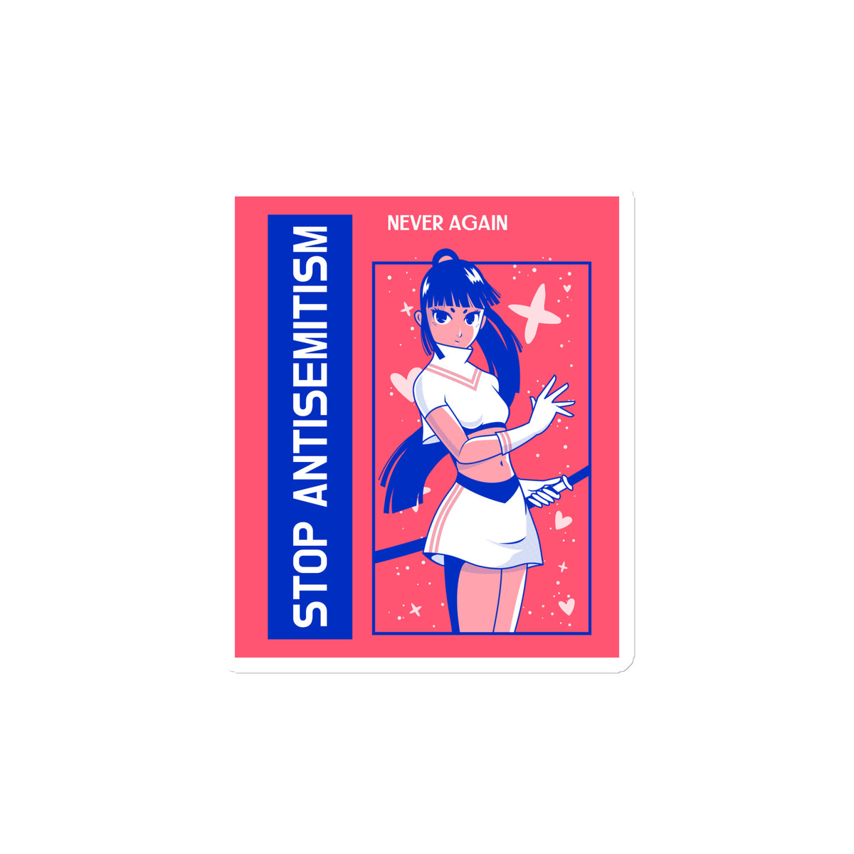 Girl Book | Antisemitism | Die-Cut Magnet Jouparty