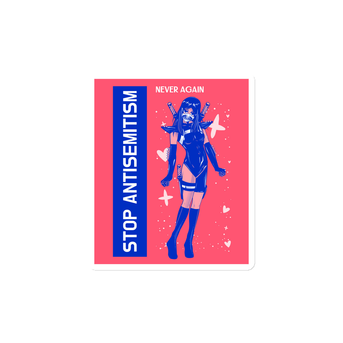 Girl Book | Antisemitism | Die-Cut Magnet Jouparty