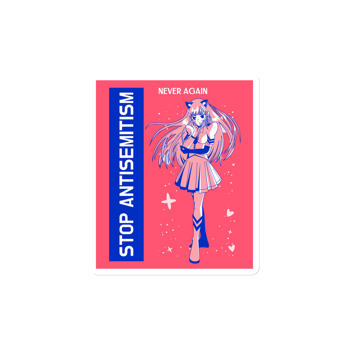 Girl Book | Antisemitism | Die-Cut Magnet Jouparty