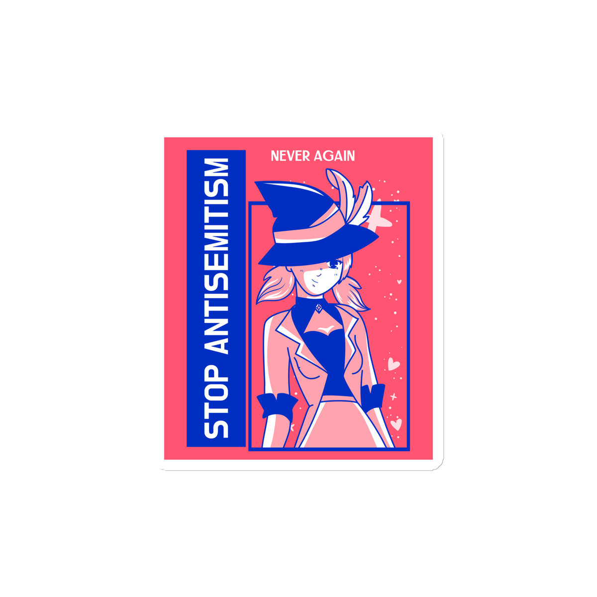 Girl Book | Antisemitism | Die-Cut Magnet Jouparty