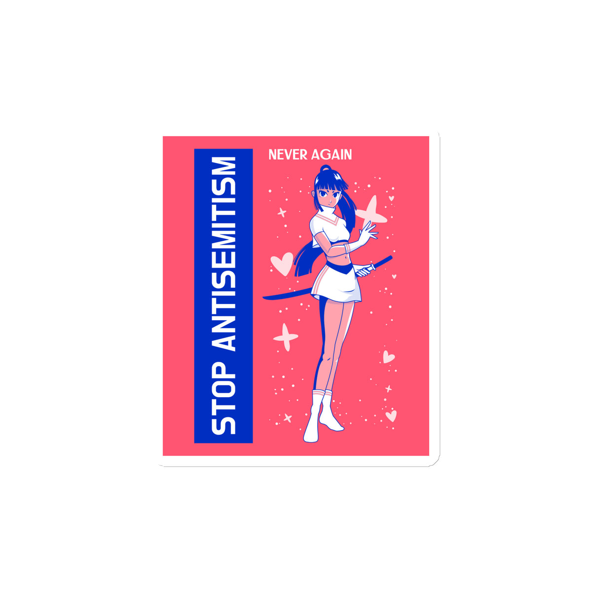 Girl Book | Antisemitism | Die-Cut Magnet Jouparty