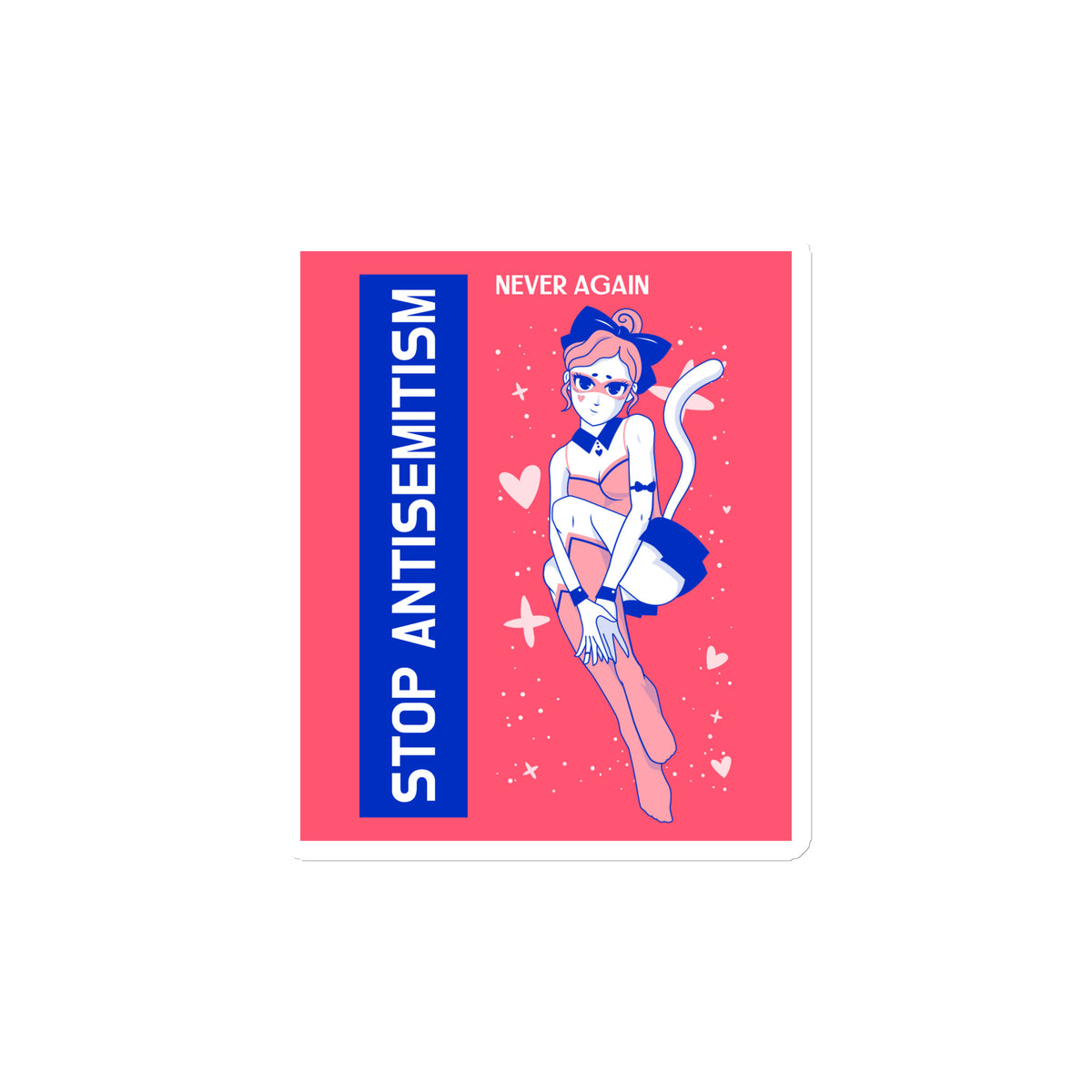 Girl Book | Antisemitism | Die-Cut Magnet Jouparty
