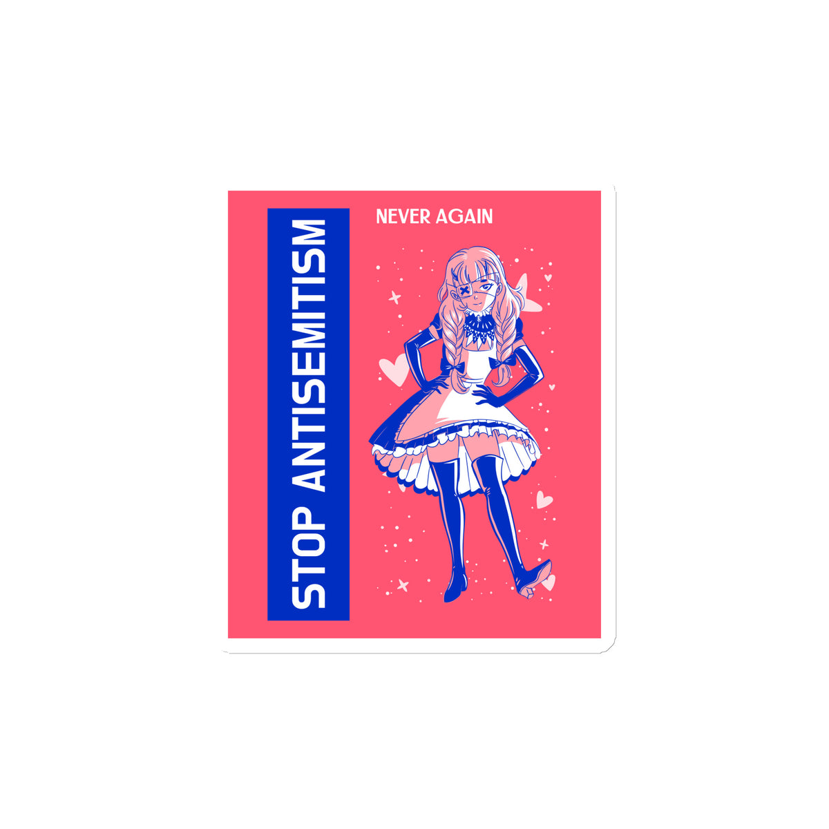 Girl Book | Antisemitism | Die-Cut Magnet Jouparty