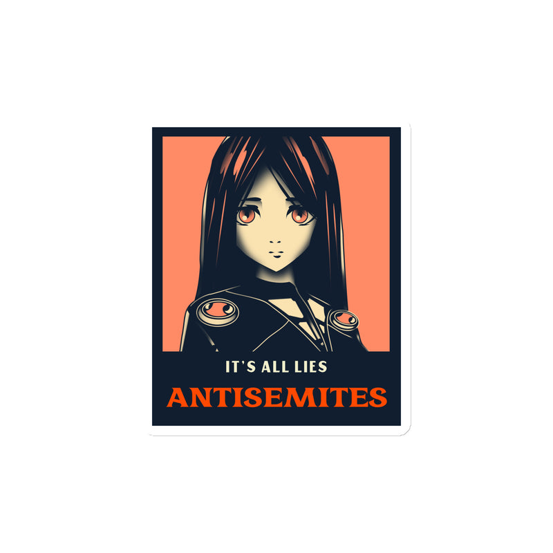 Anime Hero | Antisemitism | Die-Cut Magnet