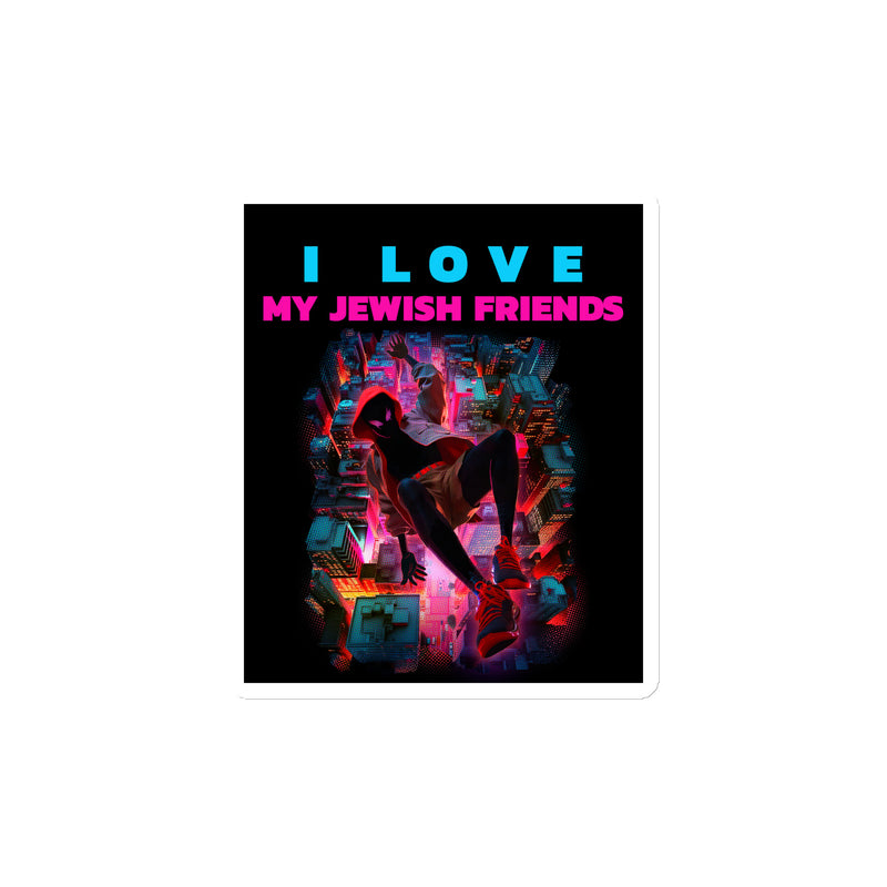 I Love My Jewish Friends | Die-Cut Magnet