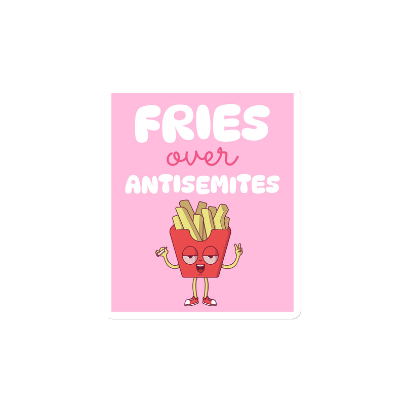 Fries Over Antisemites | Die-Cut Magnet