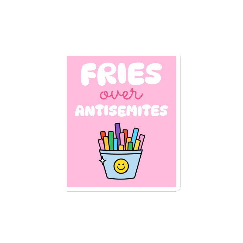 Fries Over Antisemites | Die-Cut Magnet