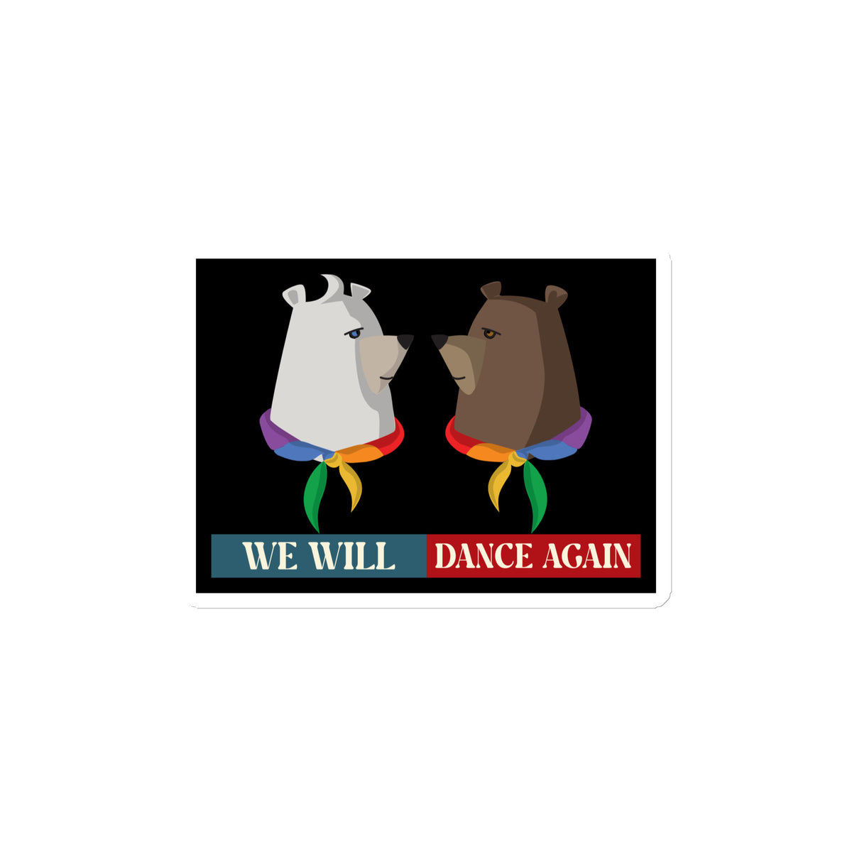We Will Dance Again | Retro Edition | Die-Cut Magnet Jouparty