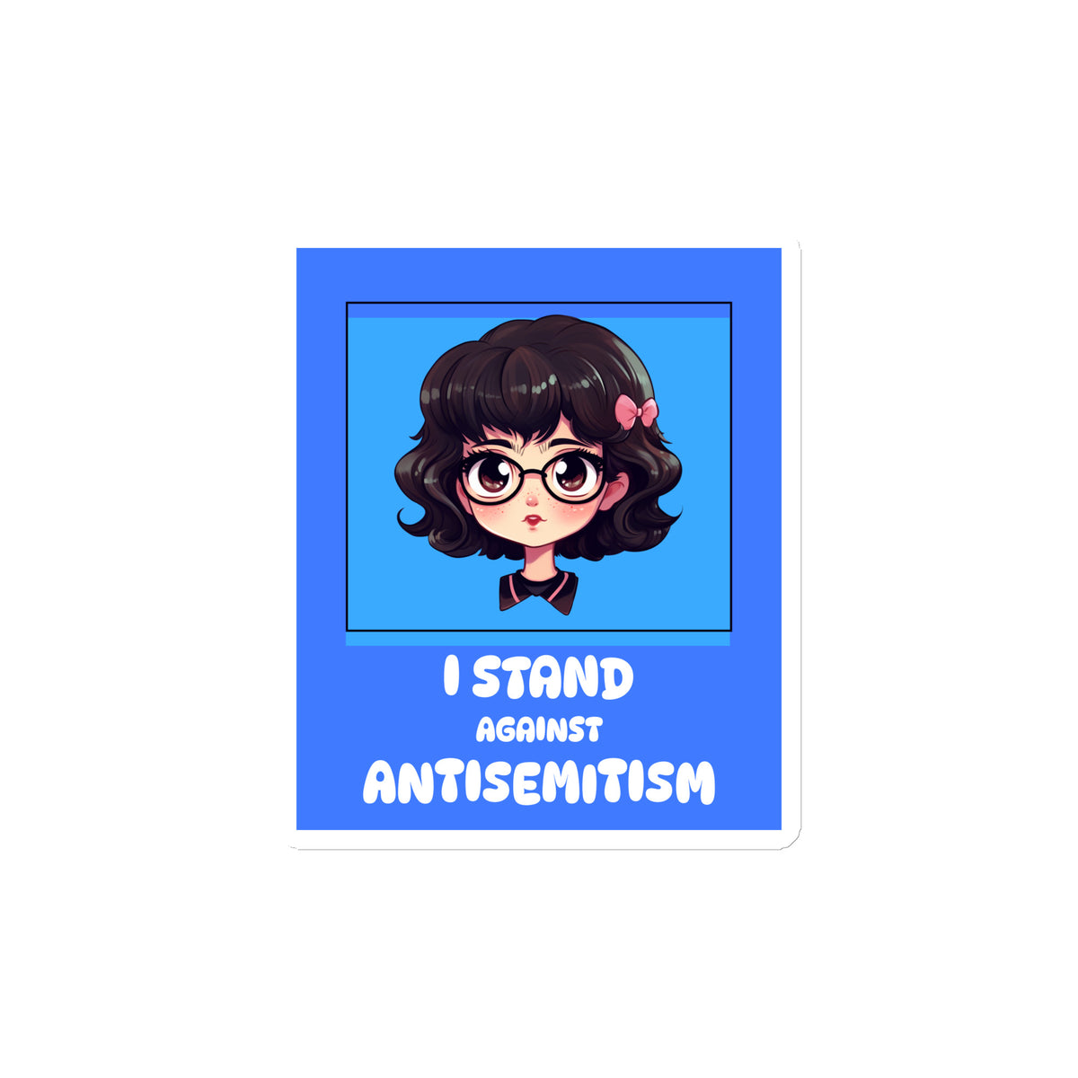 I Stand Against Antisemitism | Die-Cut Magnet Jouparty
