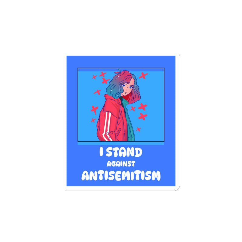 I Stand Against Antisemitism | Die-Cut Magnet