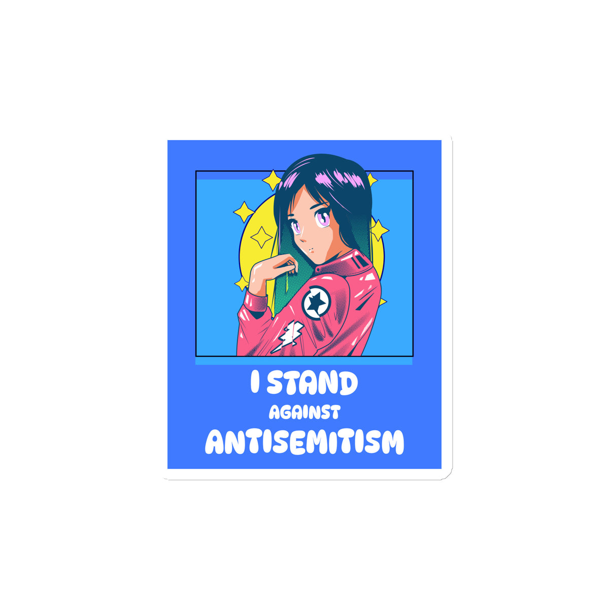 I Stand Against Antisemitism | Die-Cut Magnet Jouparty