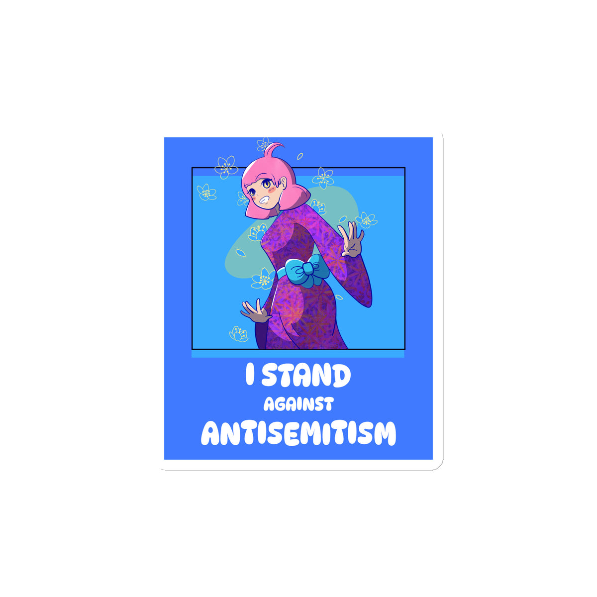 I Stand Against Antisemitism | Die-Cut Magnet Jouparty