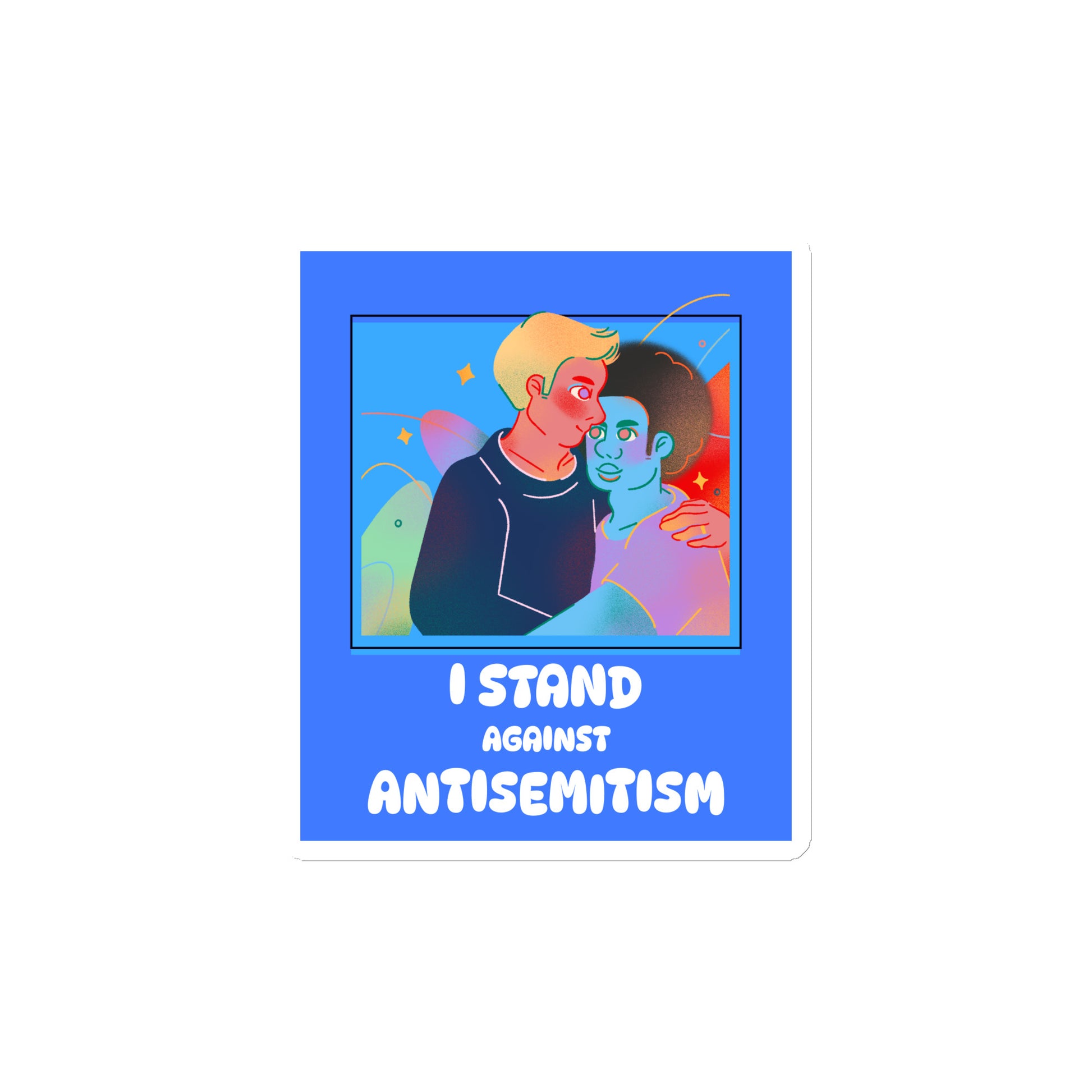 I Stand Against Antisemitism | Die-Cut Magnet Jouparty