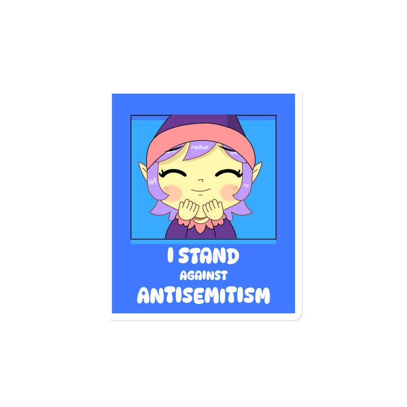 I Stand Against Antisemitism | Die-Cut Magnet