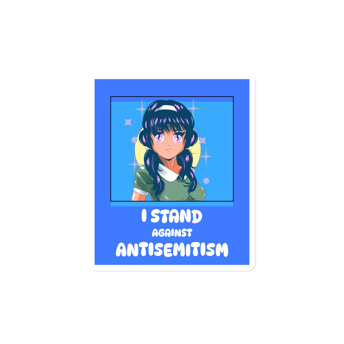 I Stand Against Antisemitism | Die-Cut Magnet Jouparty