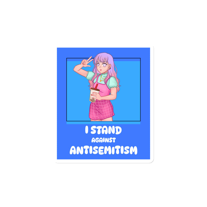 I Stand Against Antisemitism | Die-Cut Magnet