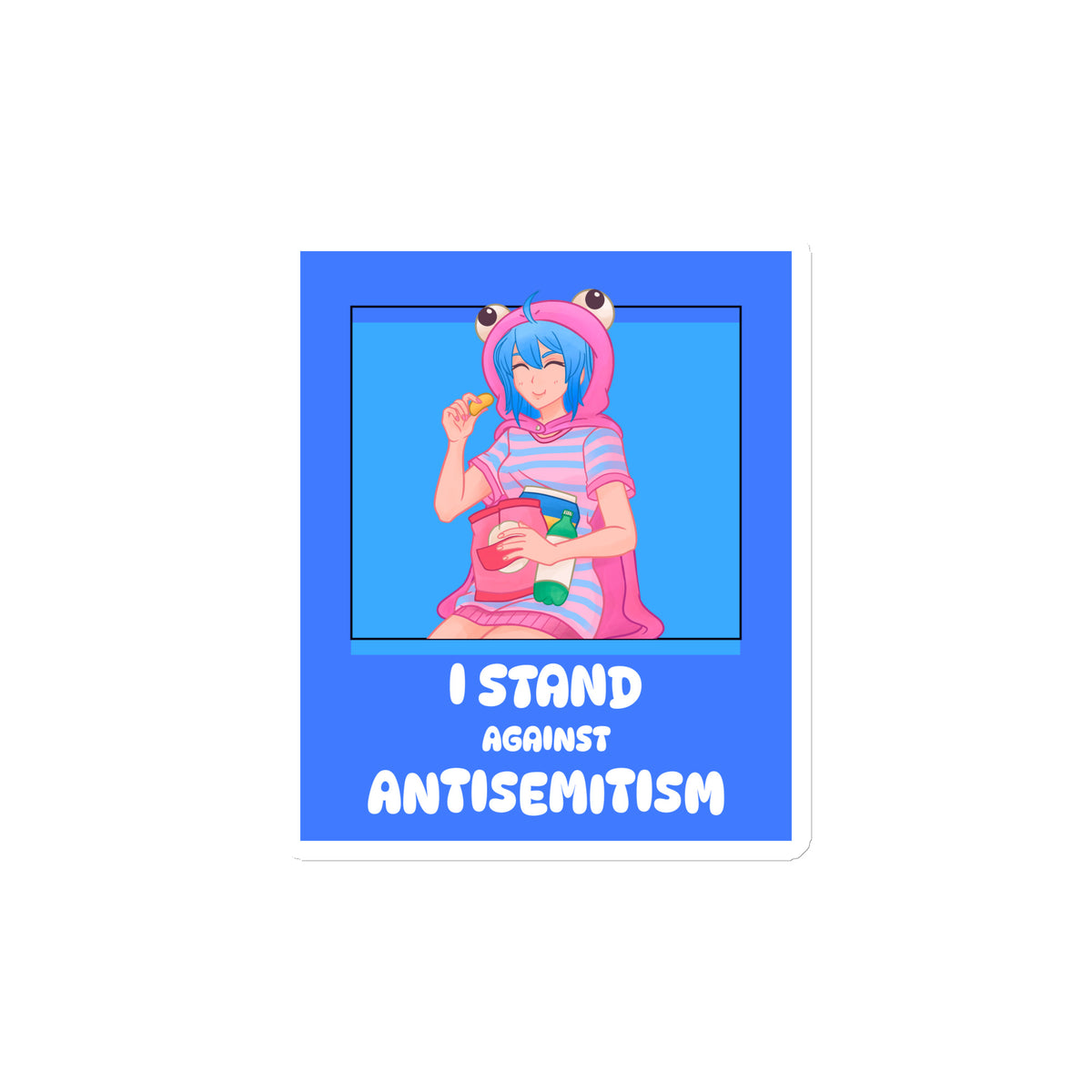 I Stand Against Antisemitism | Die-Cut Magnet Jouparty