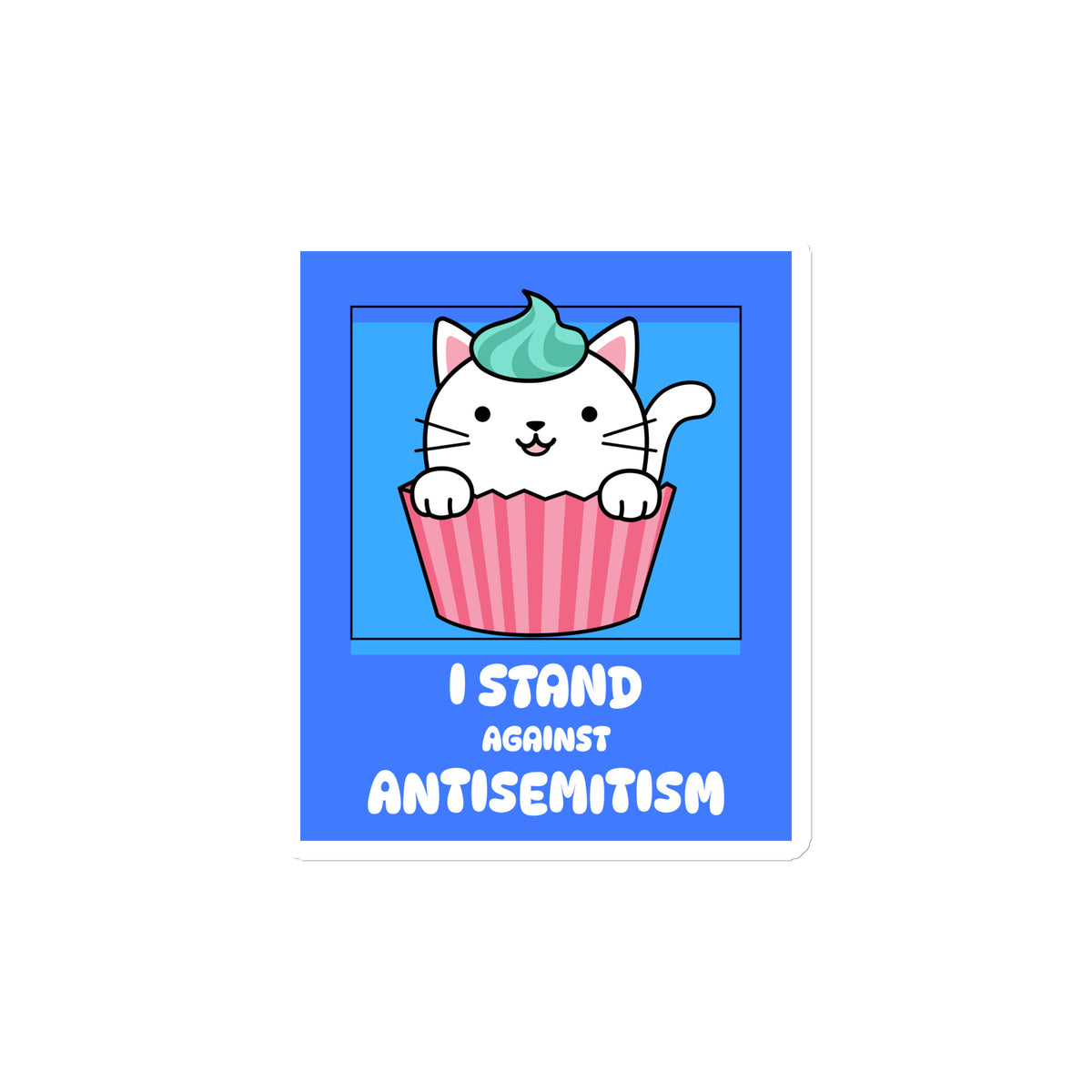 I Stand Against Antisemitism | Die-Cut Magnet Jouparty