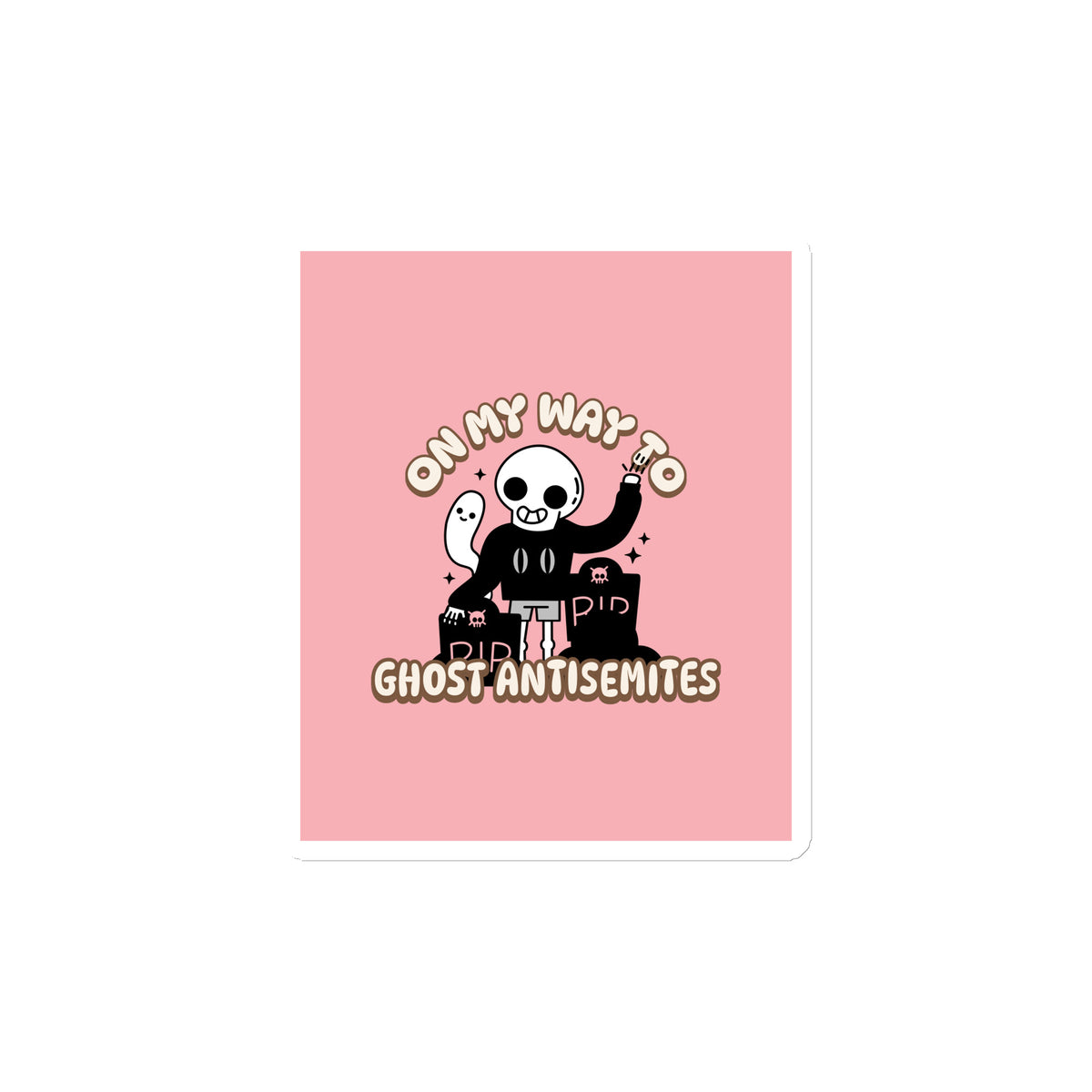 Ghost Antisemites | Die-Cut Magnet Jouparty