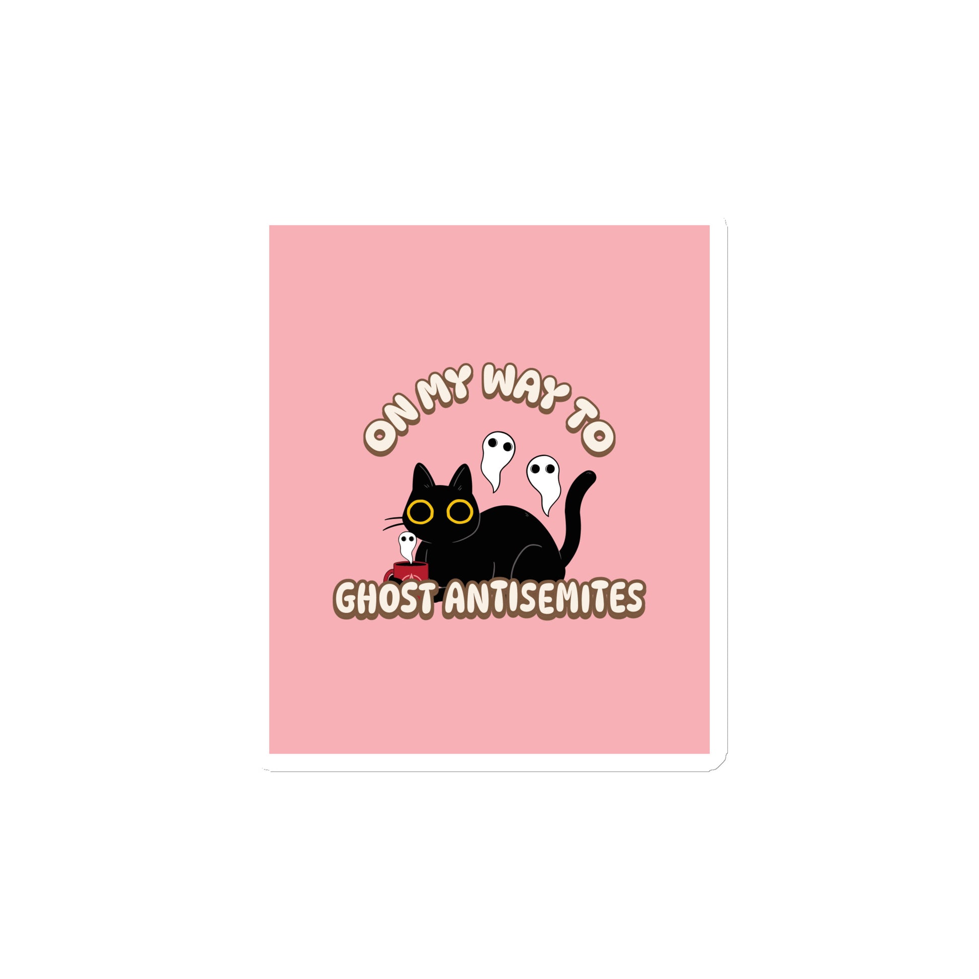 Ghost Antisemites | Die-Cut Magnet
