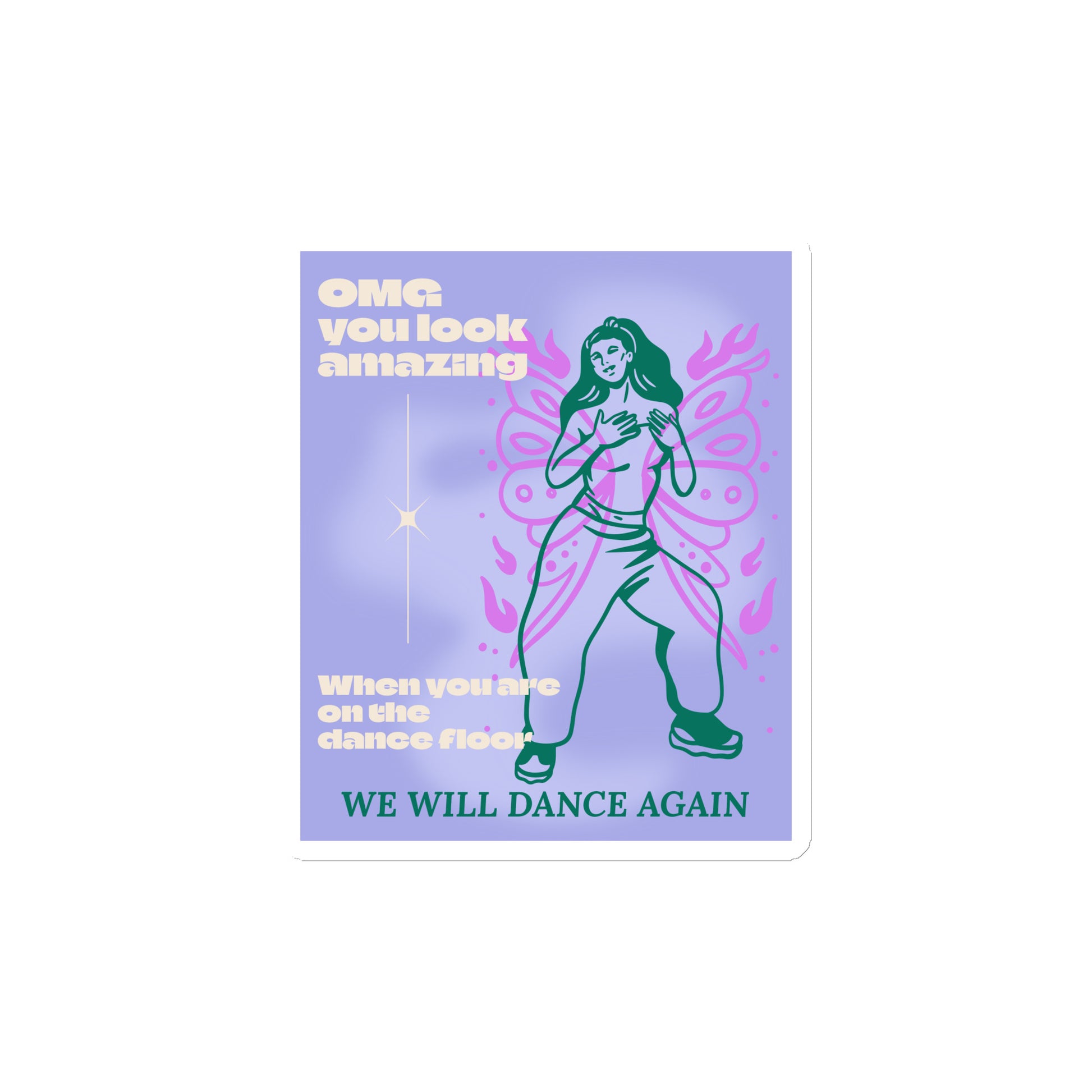 We Will Dance Again Party | Die-Cut Magnet Jouparty