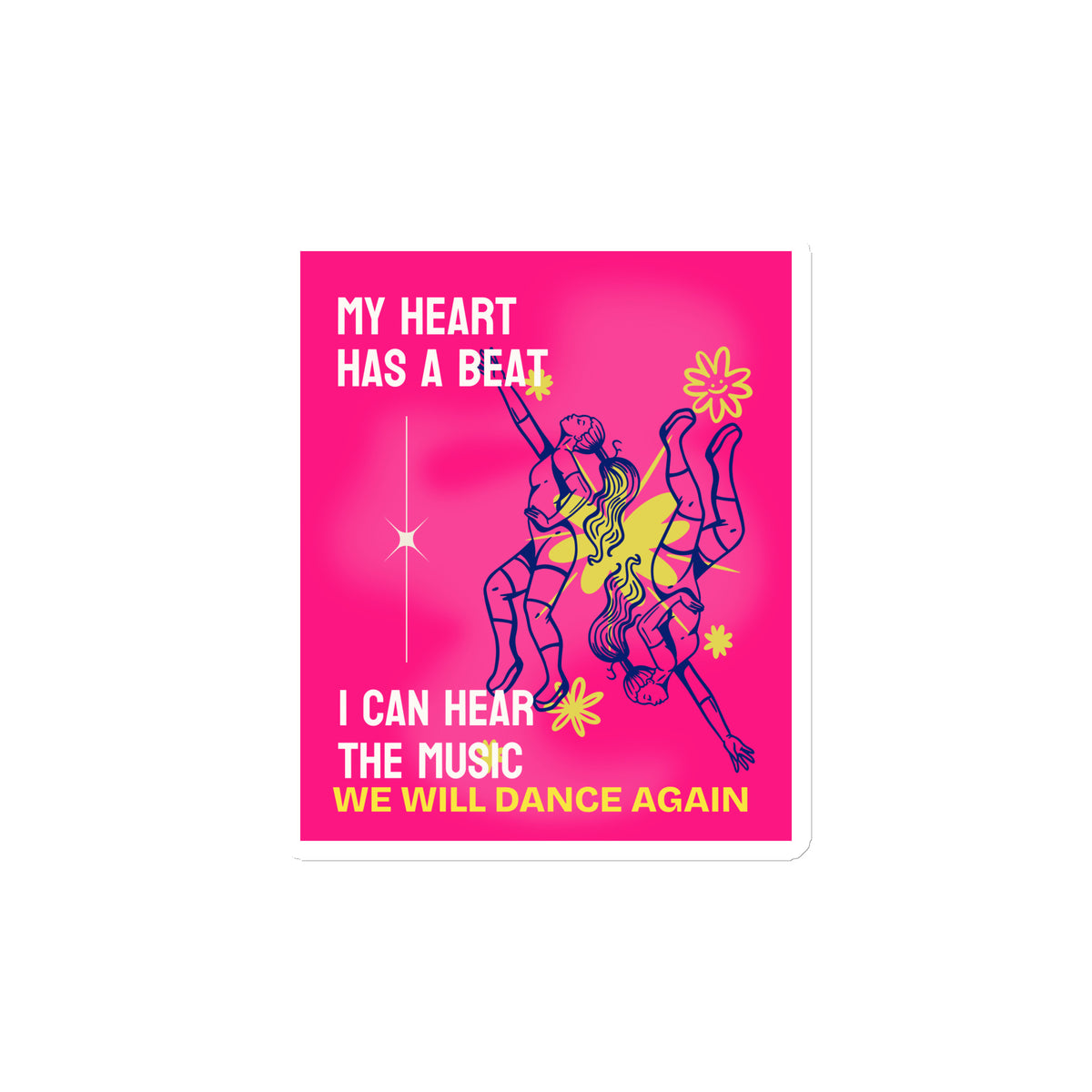 We Will Dance Again Party | Die-Cut Magnet Jouparty