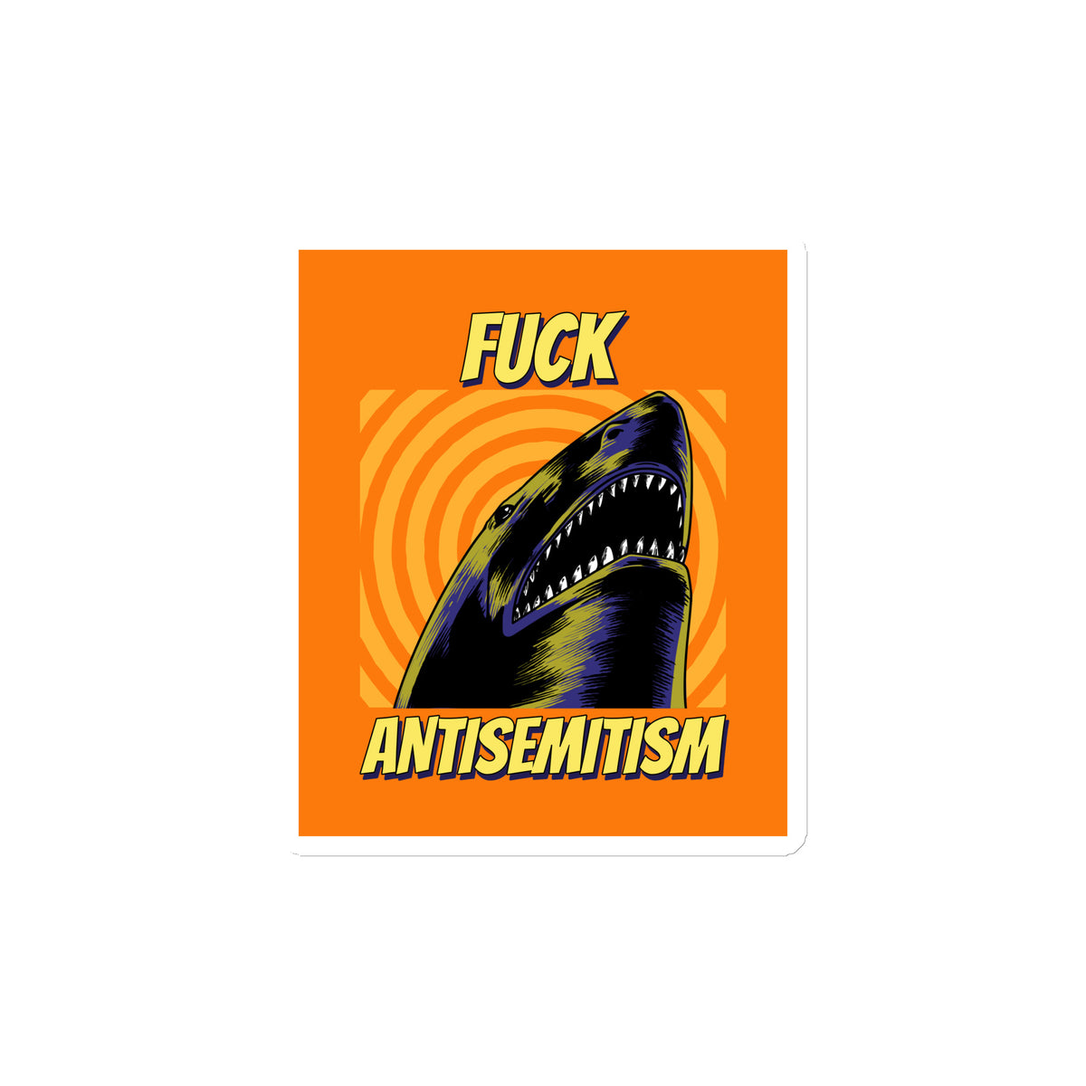 Battle Antisemitism | Die-Cut Magnet Jouparty