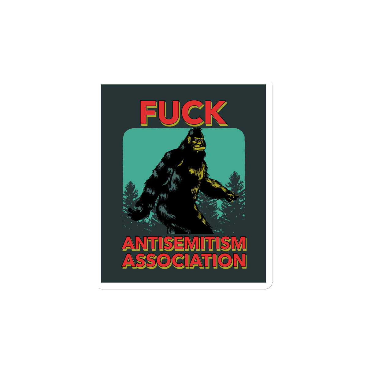 Battle Antisemitism | Die-Cut Magnet Jouparty
