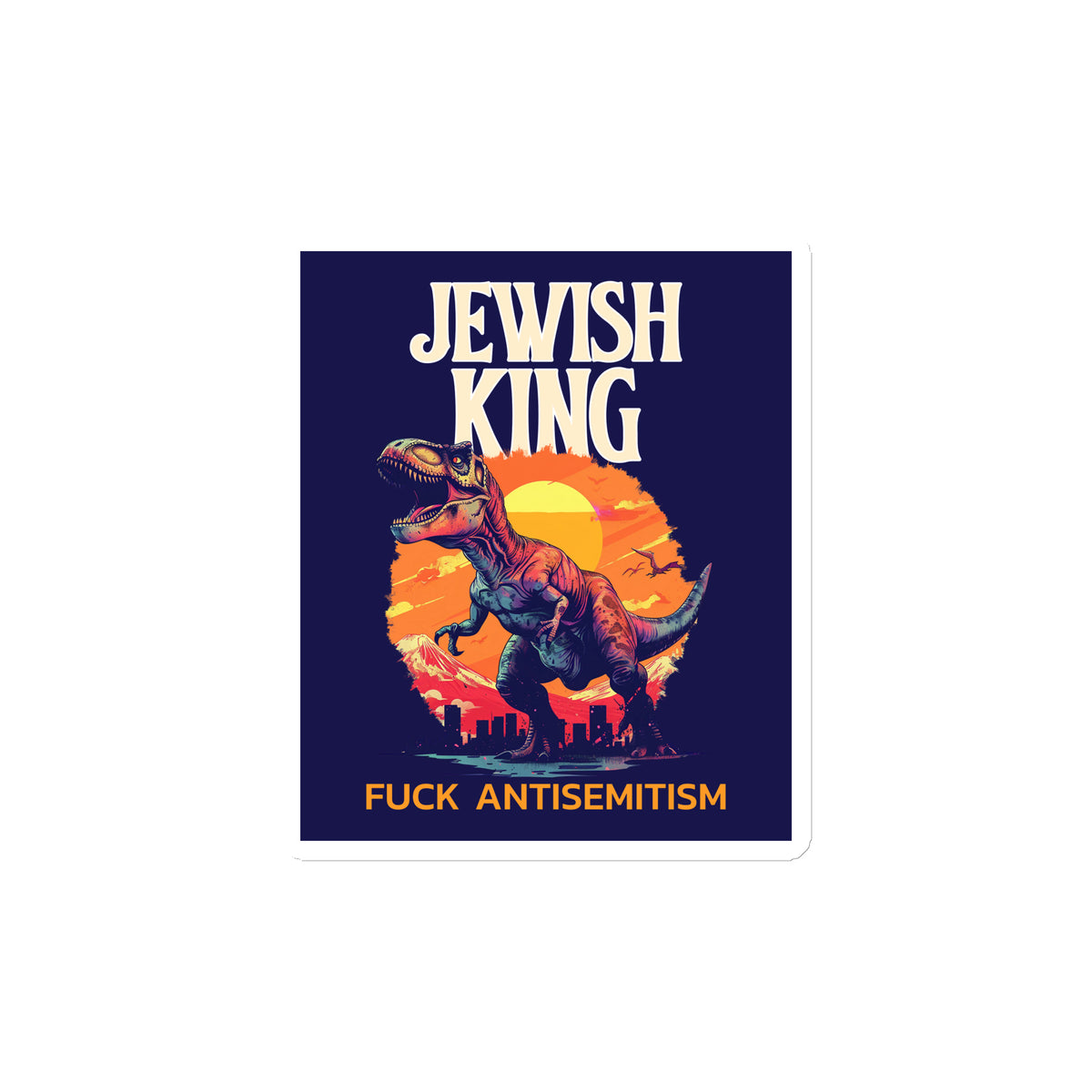 Battle Antisemitism | Die-Cut Magnet Jouparty