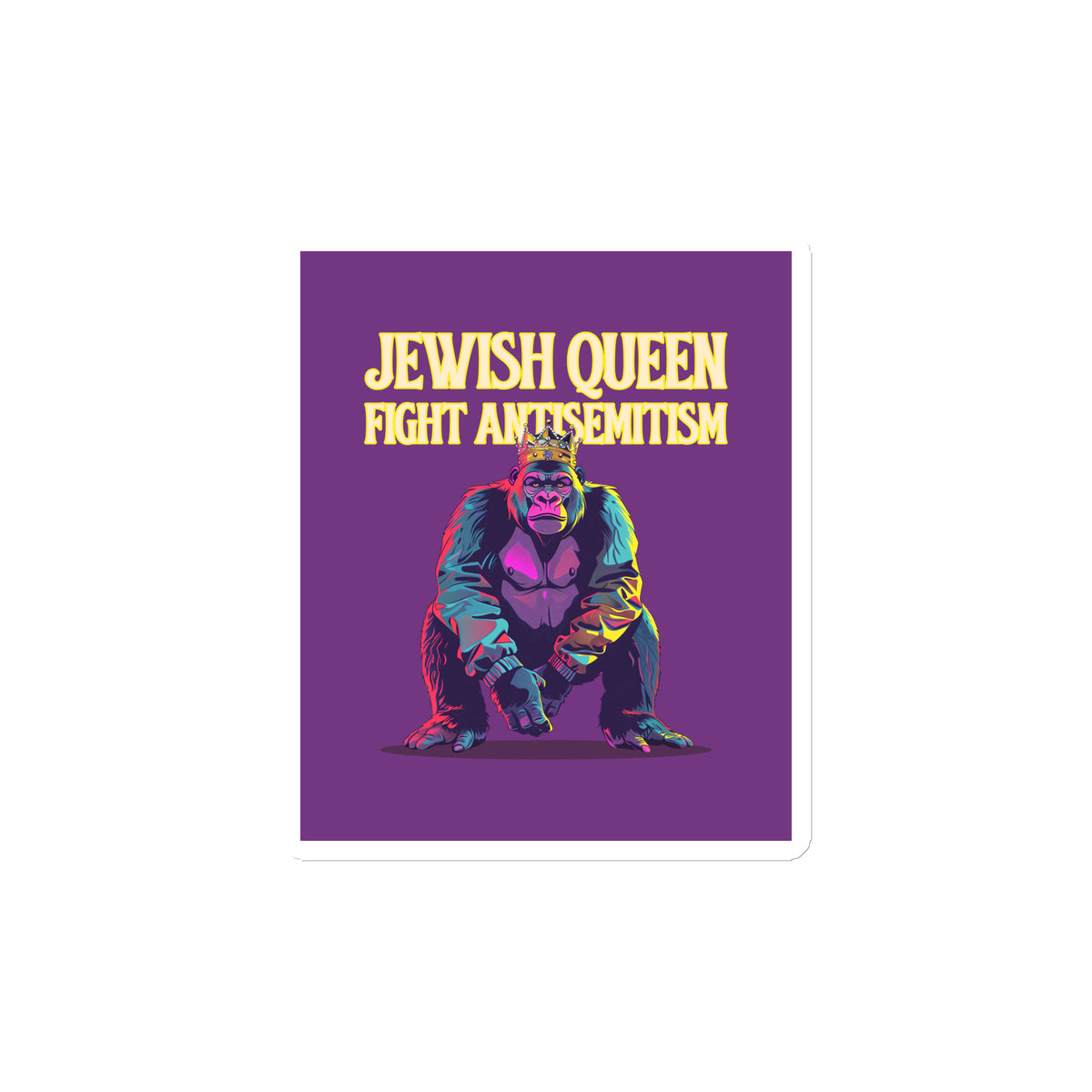 Battle Antisemitism | Die-Cut Magnet Jouparty