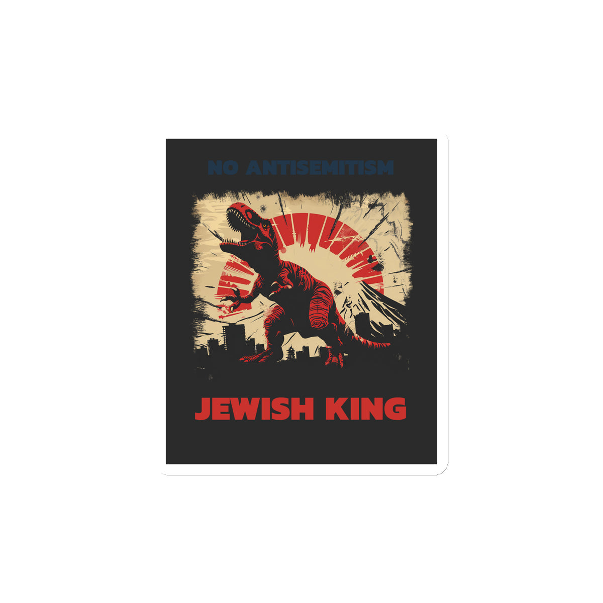Battle Antisemitism | Die-Cut Magnet Jouparty
