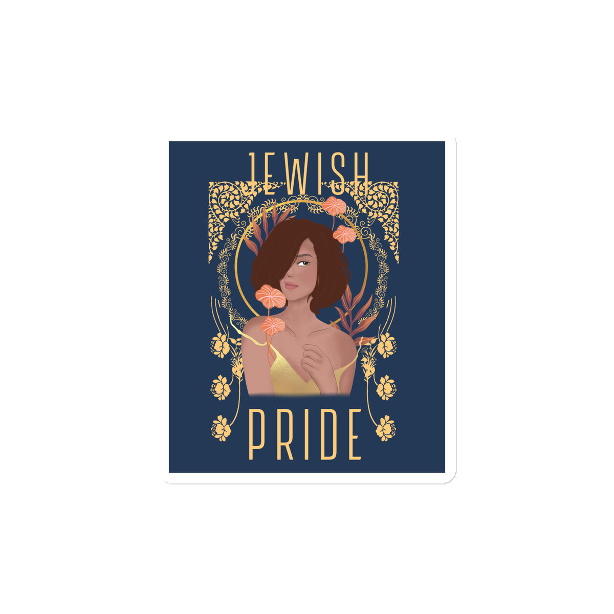 Jewish Beauty | Die-Cut Magnet Jouparty