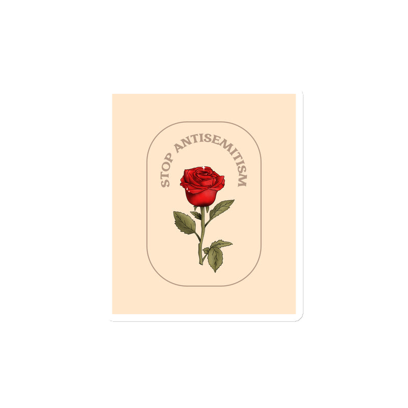 Stop Antisemitism | Plants & Flowers Edition | Die-Cut Magnet