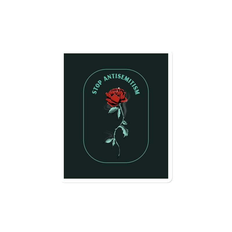 Stop Antisemitism | Plants & Flowers Edition | Die-Cut Magnet