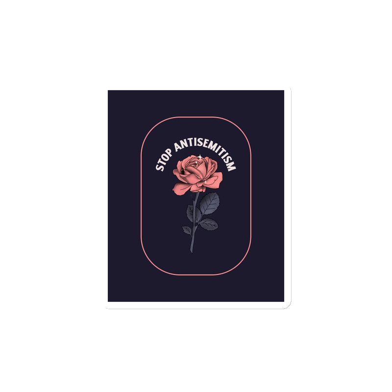 Stop Antisemitism | Plants & Flowers Edition | Die-Cut Magnet
