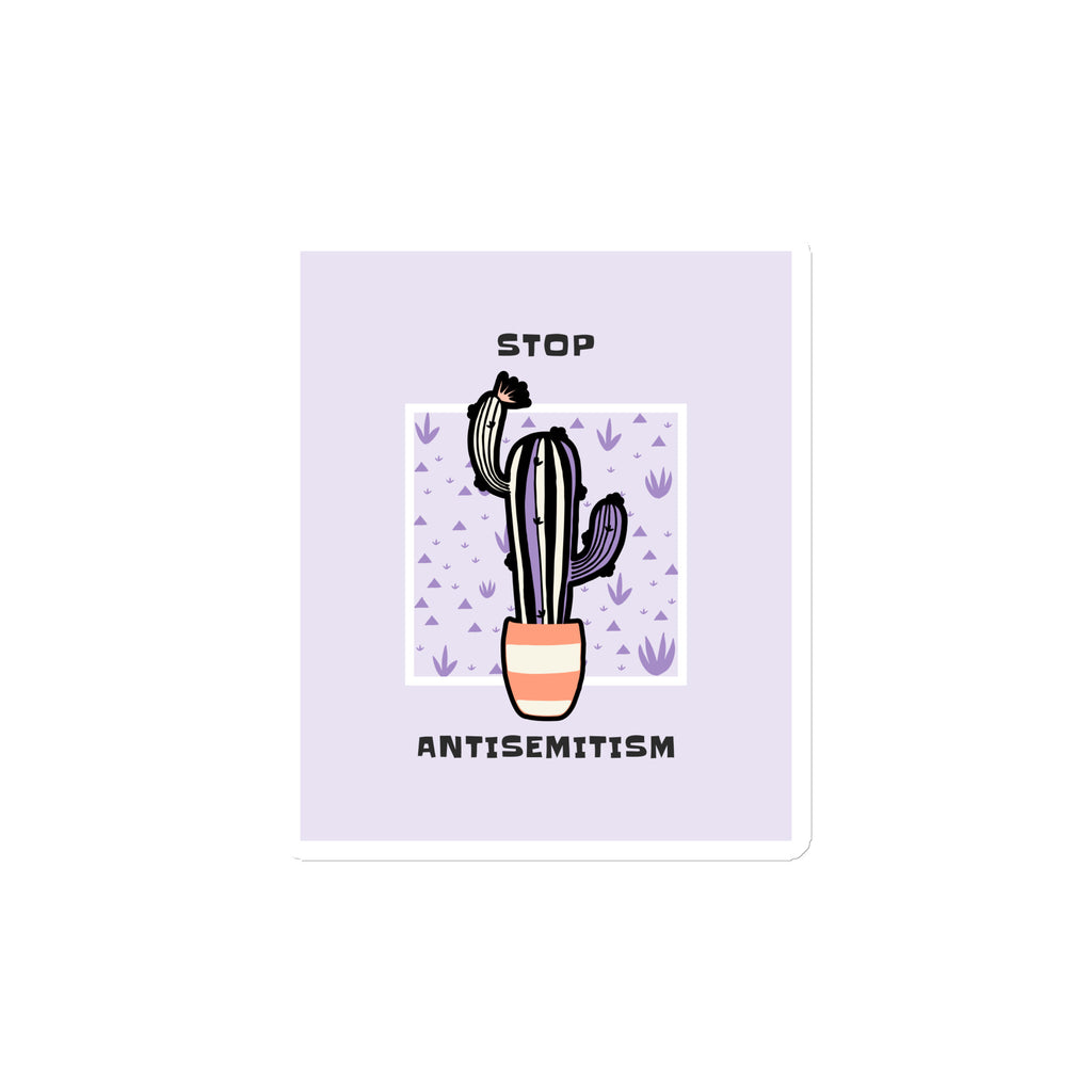 Stop Antisemitism | Plants & Flowers Edition | Die-Cut Magnet